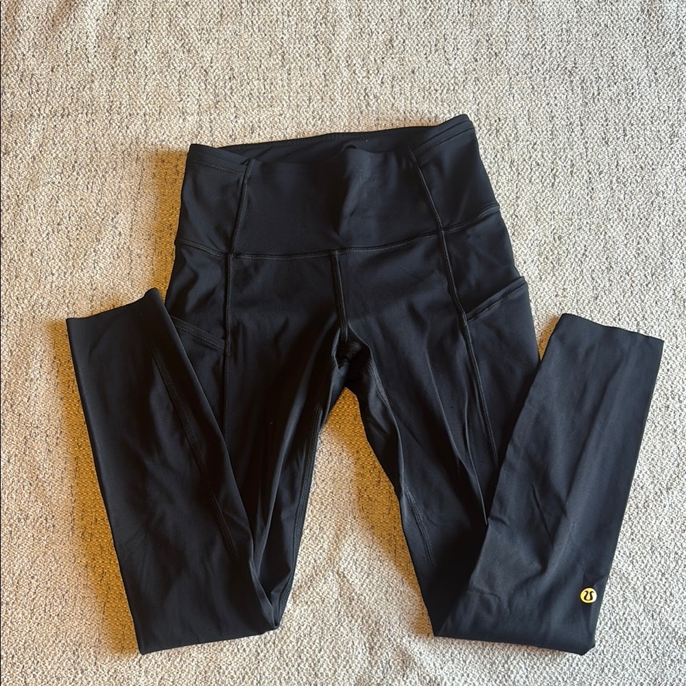 Lululemon Size 4 Black High-Waisted Leggings